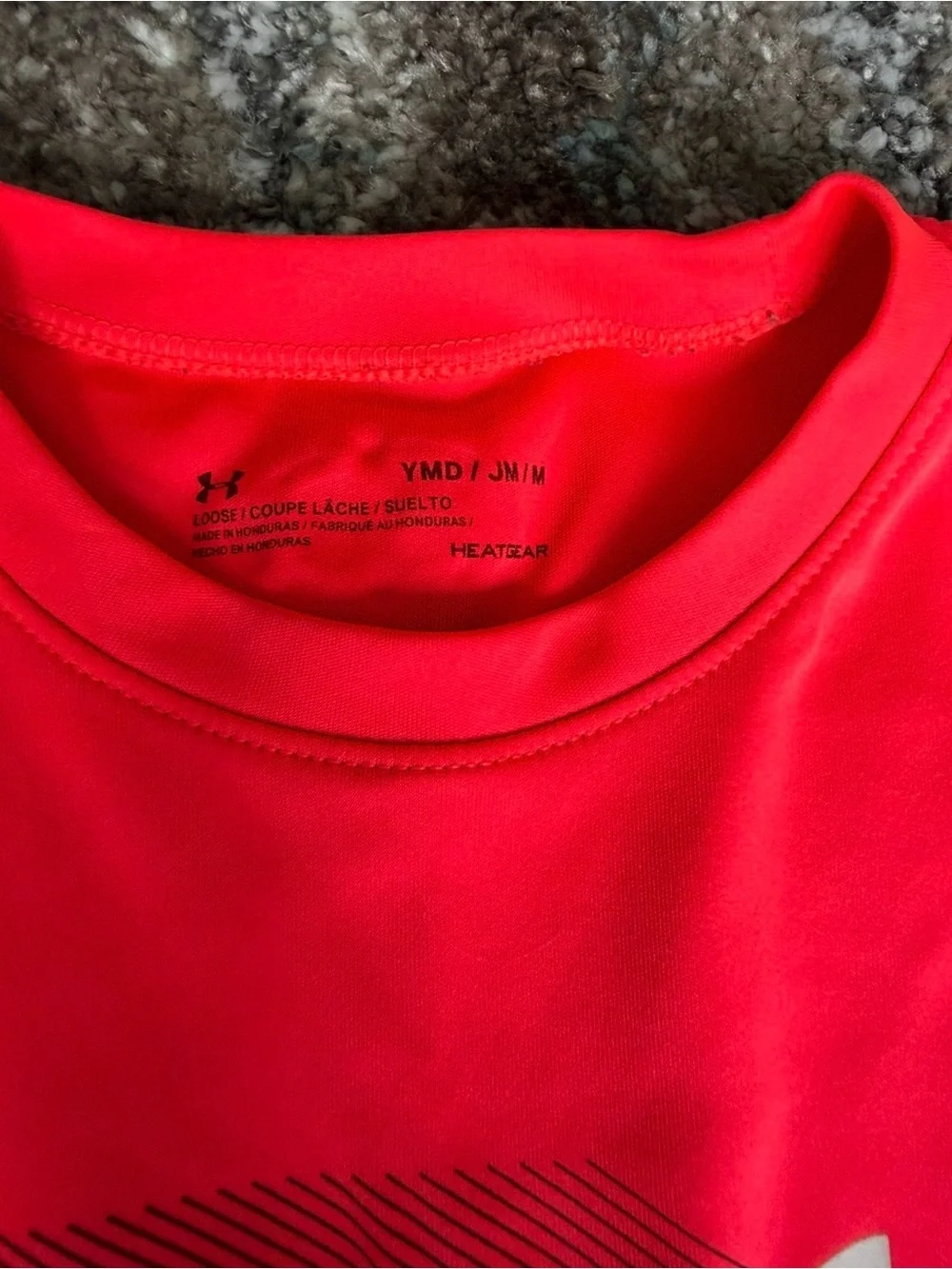 Under Armour Boys' Red Tee size medium Arizona black shorts size 10 outfit